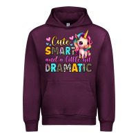 Mauve Wine cute smart and a little bit dramatic Urban Hoodie - Artiststas