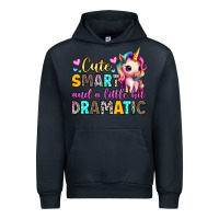 Navy cute smart and a little bit dramatic Urban Hoodie - Artiststas