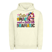 Pigment Pistachio cute smart and a little bit dramatic Urban Hoodie - Artiststas