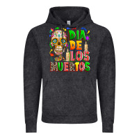 Vintage Black Dia de los muertos Vintage Hoodie - RanaPortraitStore
