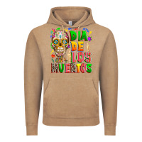 Vintage Coffee Dia de los muertos Vintage Hoodie - RanaPortraitStore