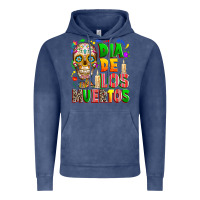 Vintage Denim Dia de los muertos Vintage Hoodie - RanaPortraitStore