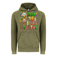 Vintage Olive Dia de los muertos Vintage Hoodie - RanaPortraitStore
