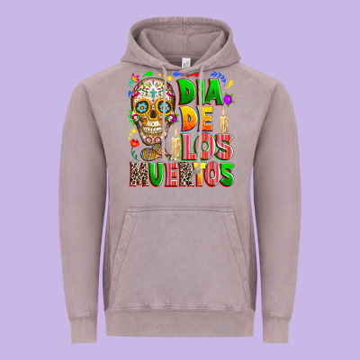 Vintage Hoodie Dia de los muertos