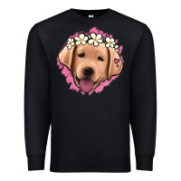Black jack russel floral kopyası Premium Sweatshirt - Jasminsmagicworld
