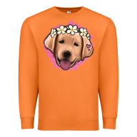 Carrot jack russel floral kopyası Premium Sweatshirt - Jasminsmagicworld