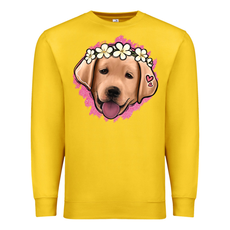 Jack Russel Floral Kopyası Premium Sweatshirt by Jasminsmagicworld | Teevron