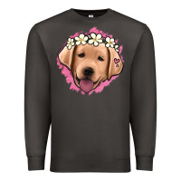 Smoke jack russel floral kopyası Premium Sweatshirt - Jasminsmagicworld