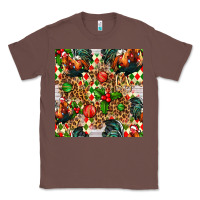 Chestnut christmas leopard chicken Classic Tee - FaDigitalArtStudio