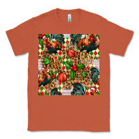 Copper christmas leopard chicken Classic Tee - FaDigitalArtStudio