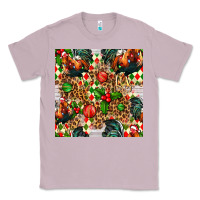 Lilac christmas leopard chicken Classic Tee - FaDigitalArtStudio