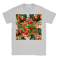 Moon Dust christmas leopard chicken Classic Tee - FaDigitalArtStudio