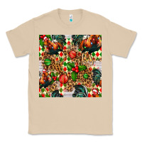 Mushroom christmas leopard chicken Classic Tee - FaDigitalArtStudio