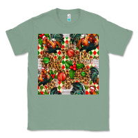 Sage christmas leopard chicken Classic Tee - FaDigitalArtStudio
