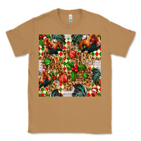 Toasted Coconut christmas leopard chicken Classic Tee - FaDigitalArtStudio