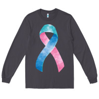 Smoke thyroid cancer ribbon fa element Long Sleeve Tee - FaDigitalArtStudio