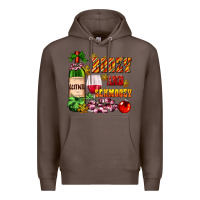 Coffee boozy and schmoozy Premium Hoodie - AdoDesignShop