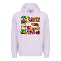 Lilac boozy and schmoozy Premium Hoodie - AdoDesignShop