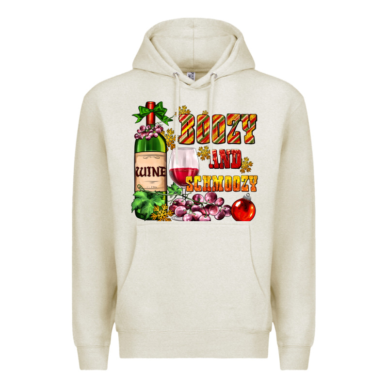 Boozy And Schmoozy Premium Hoodie by AdoDesignShop | Teevron