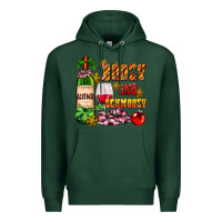 Sports Green boozy and schmoozy Premium Hoodie - AdoDesignShop