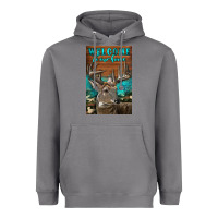 Storm Western Buck Deer Garden Heavyweight Hoodie - LillyAllenDesigns