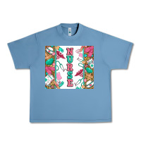 Pebble Blue nurse Urban Heavy Tee - Zillion Design Studio