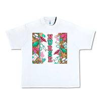 White nurse Urban Heavy Tee - Zillion Design Studio