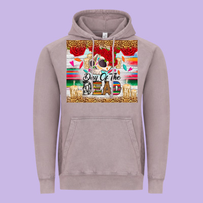 Vintage Hoodie Day of the dead skeleton
