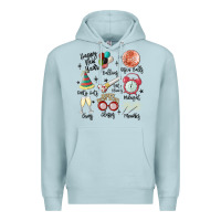 Blue Mist happy new year Premium Hoodie - MaliasSmallBusiness