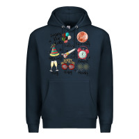 Navy happy new year Premium Hoodie - MaliasSmallBusiness
