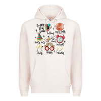 Pale Pink happy new year Premium Hoodie - MaliasSmallBusiness