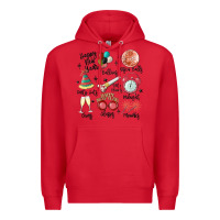 Red happy new year Premium Hoodie - MaliasSmallBusiness