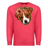 Cardinal jack russel floral Premium Sweatshirt - Jasminsmagicworld
