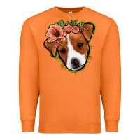 Carrot jack russel floral Premium Sweatshirt - Jasminsmagicworld
