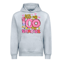 Heather Grey little miss 100 days smarter Urban Hoodie - Artiststas
