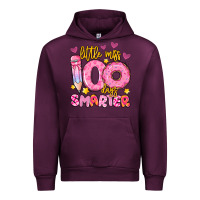 Mauve Wine little miss 100 days smarter Urban Hoodie - Artiststas