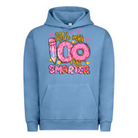 Pigment Pebble Blue little miss 100 days smarter Urban Hoodie - Artiststas