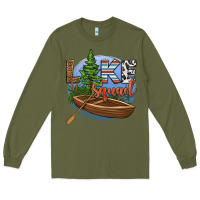 Army Green lake squad Long Sleeve Tee - HRA Design Shop