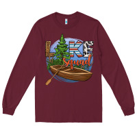 Burgundy lake squad Long Sleeve Tee - HRA Design Shop