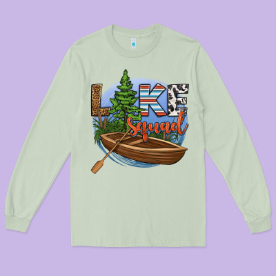 Lake Squad Long Sleeve Tee Designed By Hra Design Shop