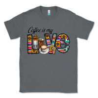 Charcoal Heather coffee İs mt love Classic Tee - CowhideDigitalArt