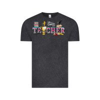 Vintage Black race with teacher Vintage Tee - texasbilliewilder