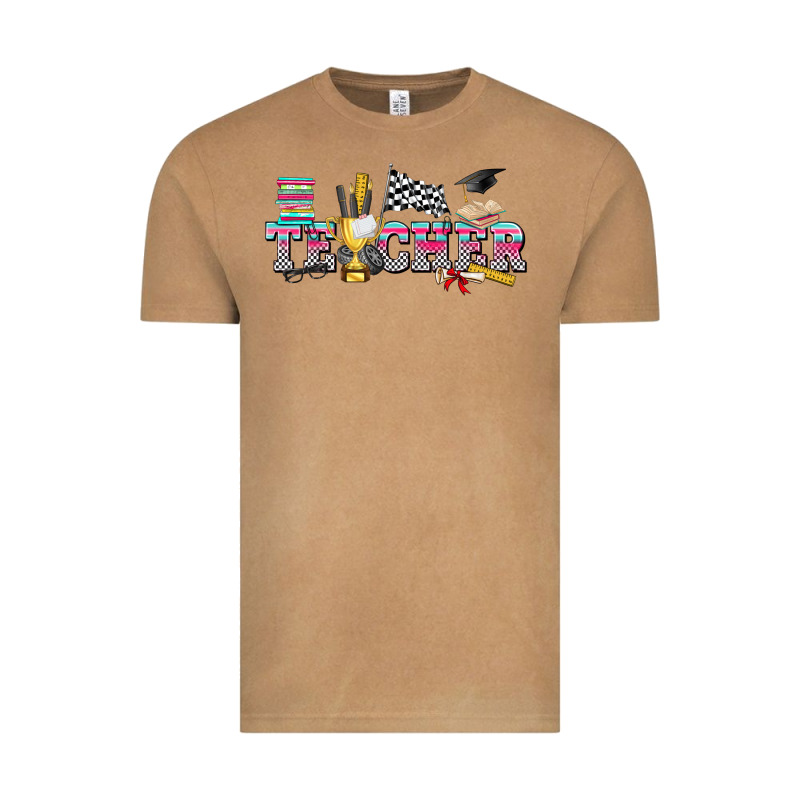 Race With Teacher Vintage Tee by texasbilliewilder | Teevron