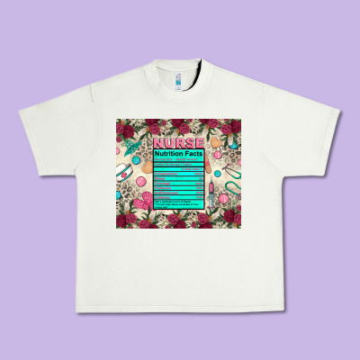 Nurse Nutrition Facts Urban Heavy Tee Designed By Zillion Design Studio