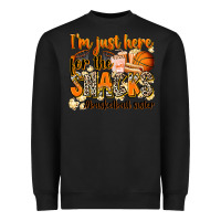 Black im just here for the snacks basketball sister Heavyweight Sweatshirt - Zillion Design Studio
