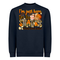 Navy im just here for the snacks basketball sister Heavyweight Sweatshirt - Zillion Design Studio