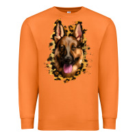 Carrot german shepherd leopard background Premium Sweatshirt - Jasminsmagicworld