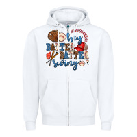 White hey batter batter swing Zipper Hoodie - AdoDesignShop