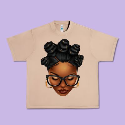 Afro Woman With Bantu Knots Urban Heavy Tee Designed By Texasbilliewilder