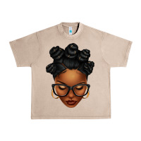 French Oak afro woman with bantu knots Urban Heavy Tee - texasbilliewilder